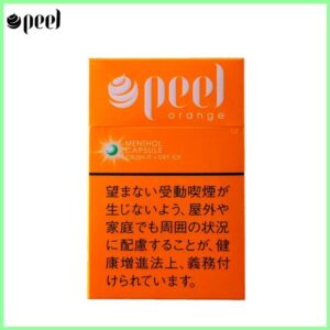Peel百樂橙味爆珠香煙9mg日本本土免稅香港現貨